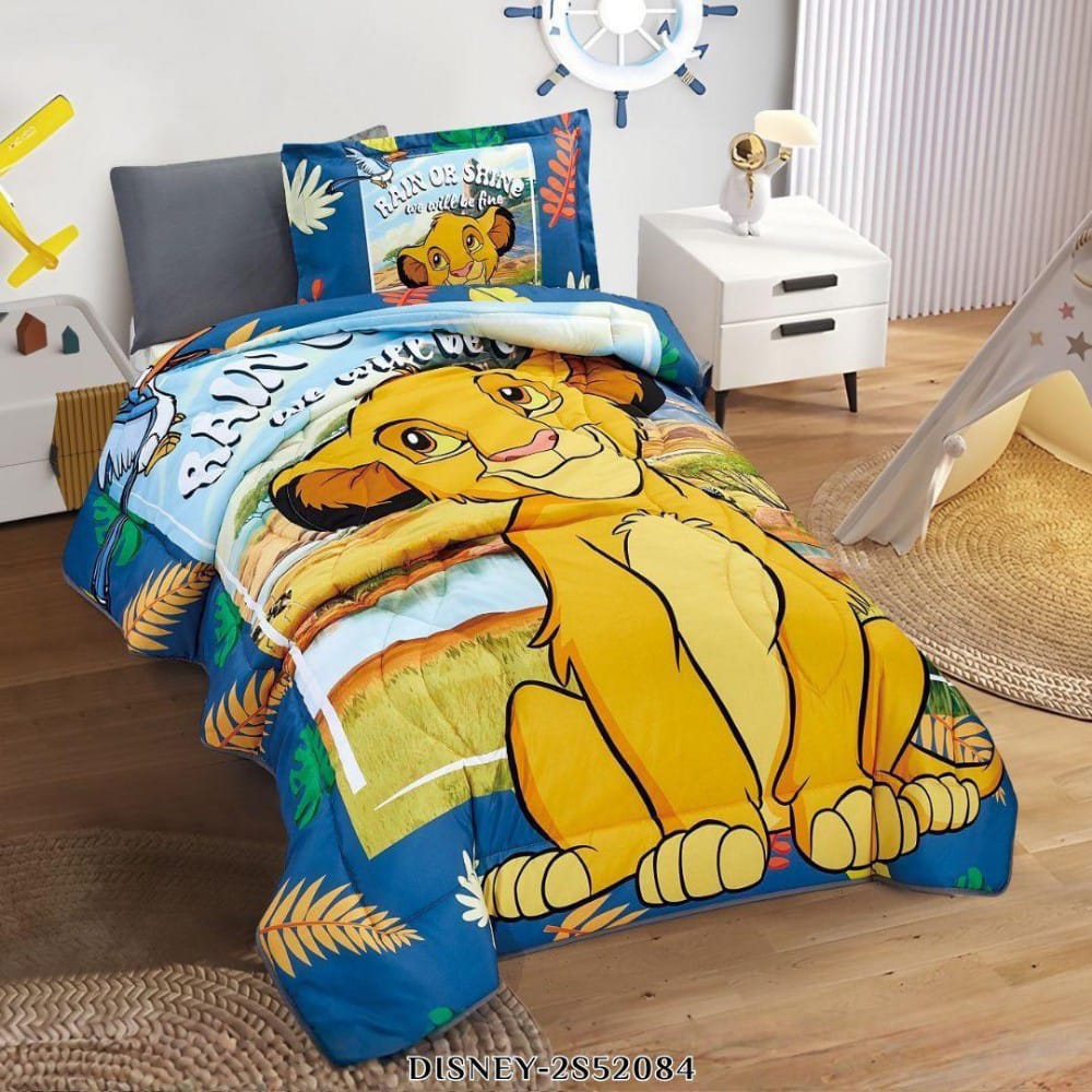 Disney Single Bed Kid's Duvet set 4 - Piece