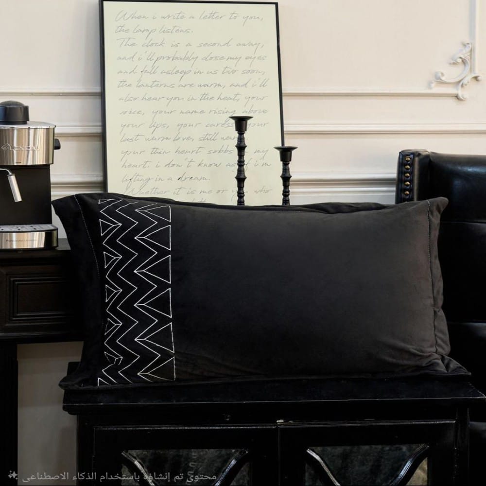 Embroidered Velvet Comforter set 6 - Pieces