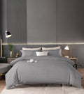 6 - Piece Striped Hotel duvet Set