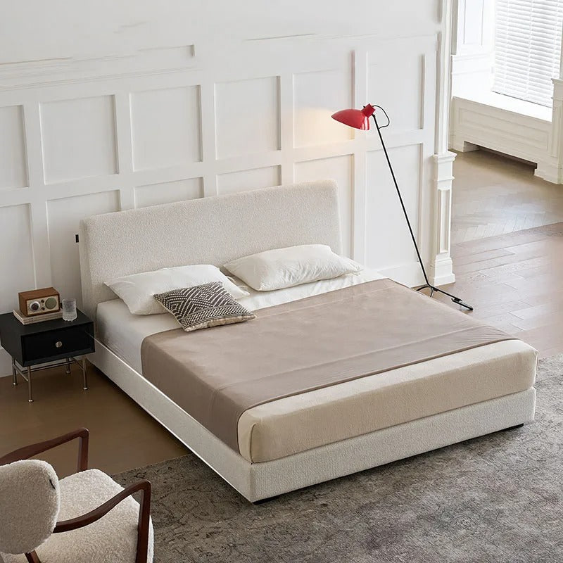 Cute Soft Aesthetic Modern Designer Unique Chinese Style Clear Bed