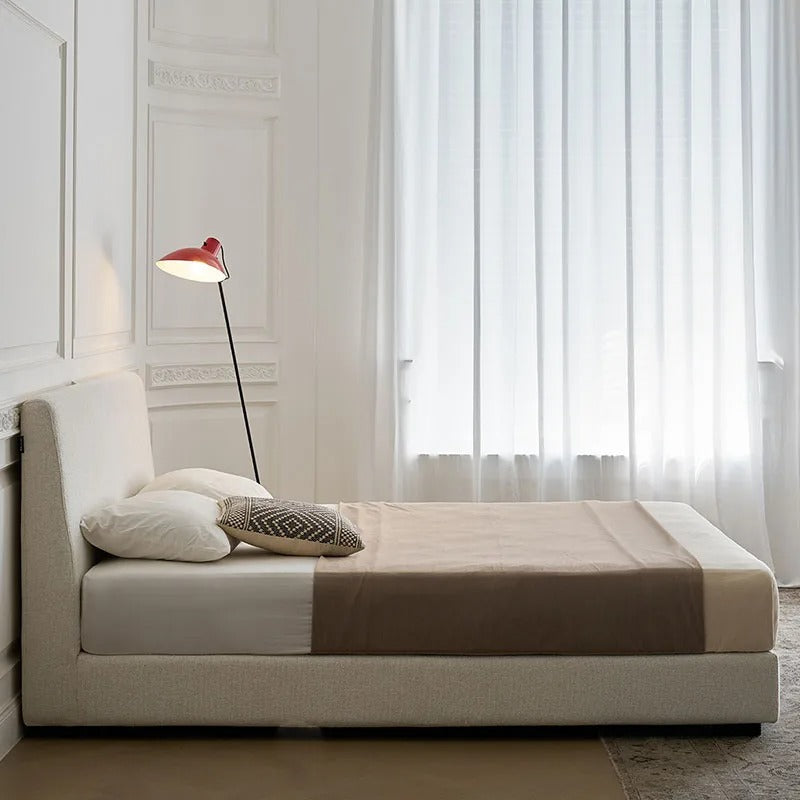 Cute Soft Aesthetic Modern Designer Unique Chinese Style Clear Bed